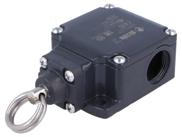 Eindschakelaar; ring; NO + NC; 10A; max.400VAC; PG13,5; 40mm Eindschakelaar; ring; NO + NC; 10A; max.400VAC; PG13,5; 40mm